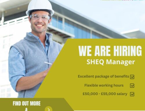 We Are Hiring – SHEQ Manager